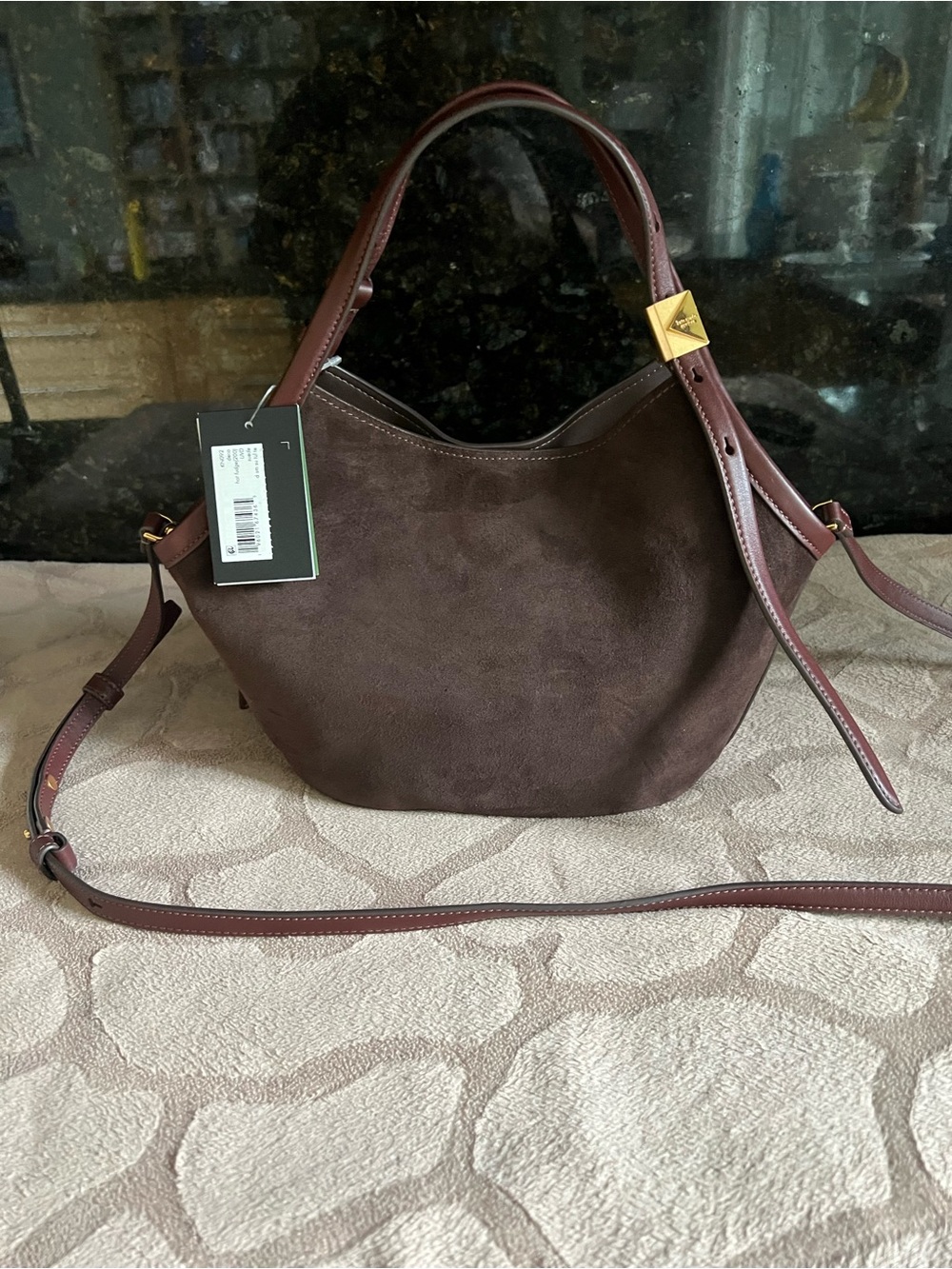 kate spade new york Small Tulip Tote Suede